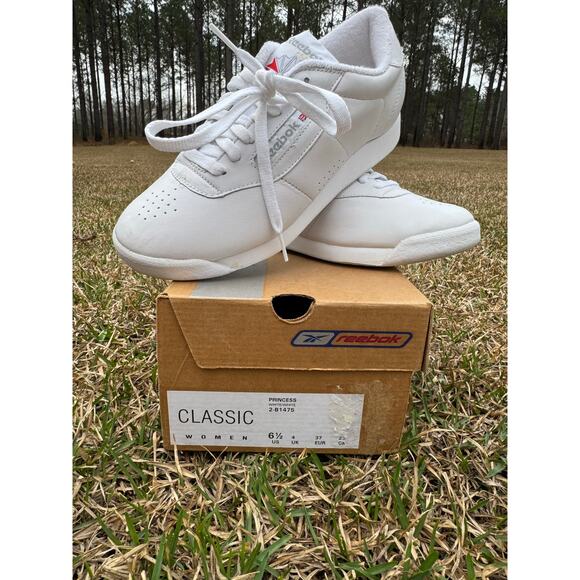 Reebok Shoes - Reebok Classic Princess White 2-B1475 Size 6.5 NIB